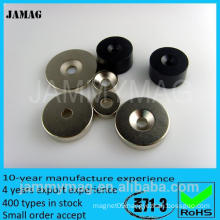 JM countersink magnet standard N35 rare earth magnet countersunk